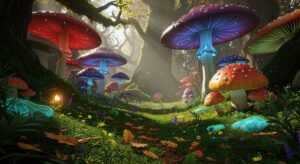 Mushroom background image 4