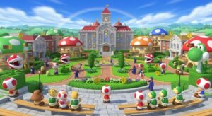 Mushroom kingdom u background image