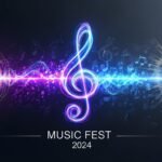 Music background banner image