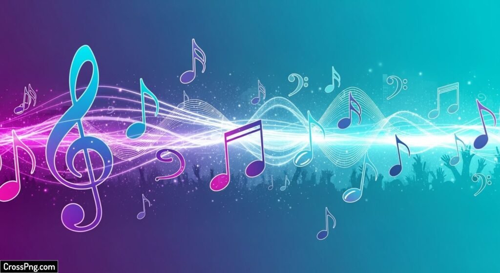 Music background banner image 2