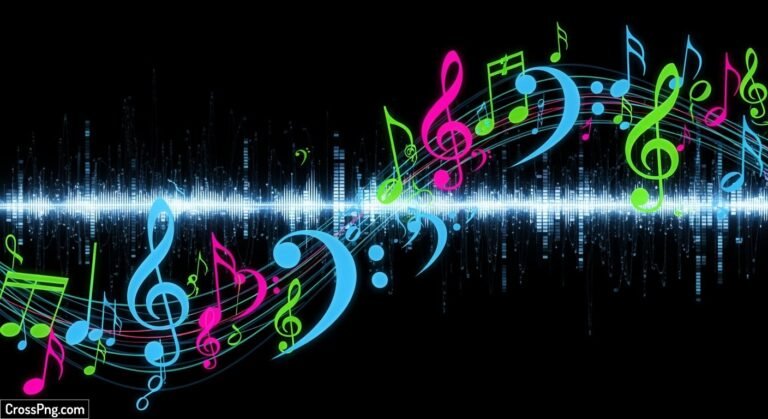 Music background black image