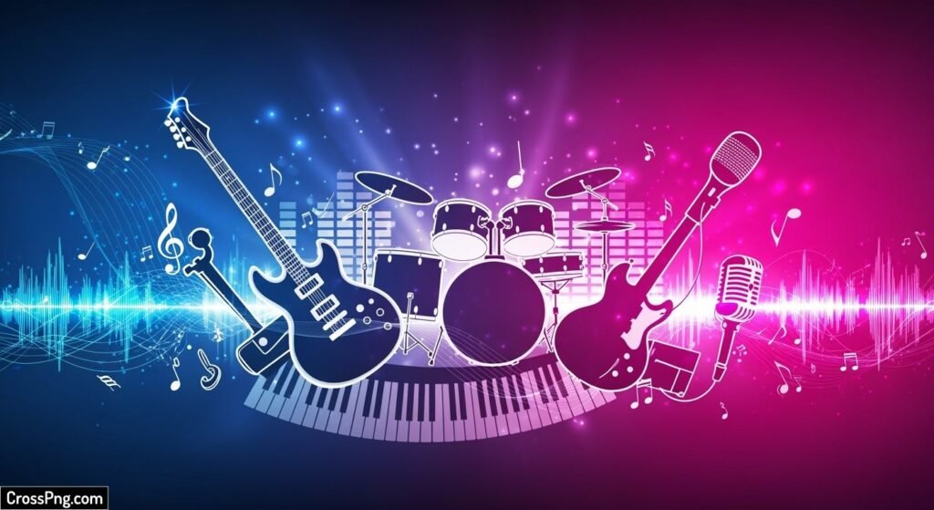 Music banner background image 2