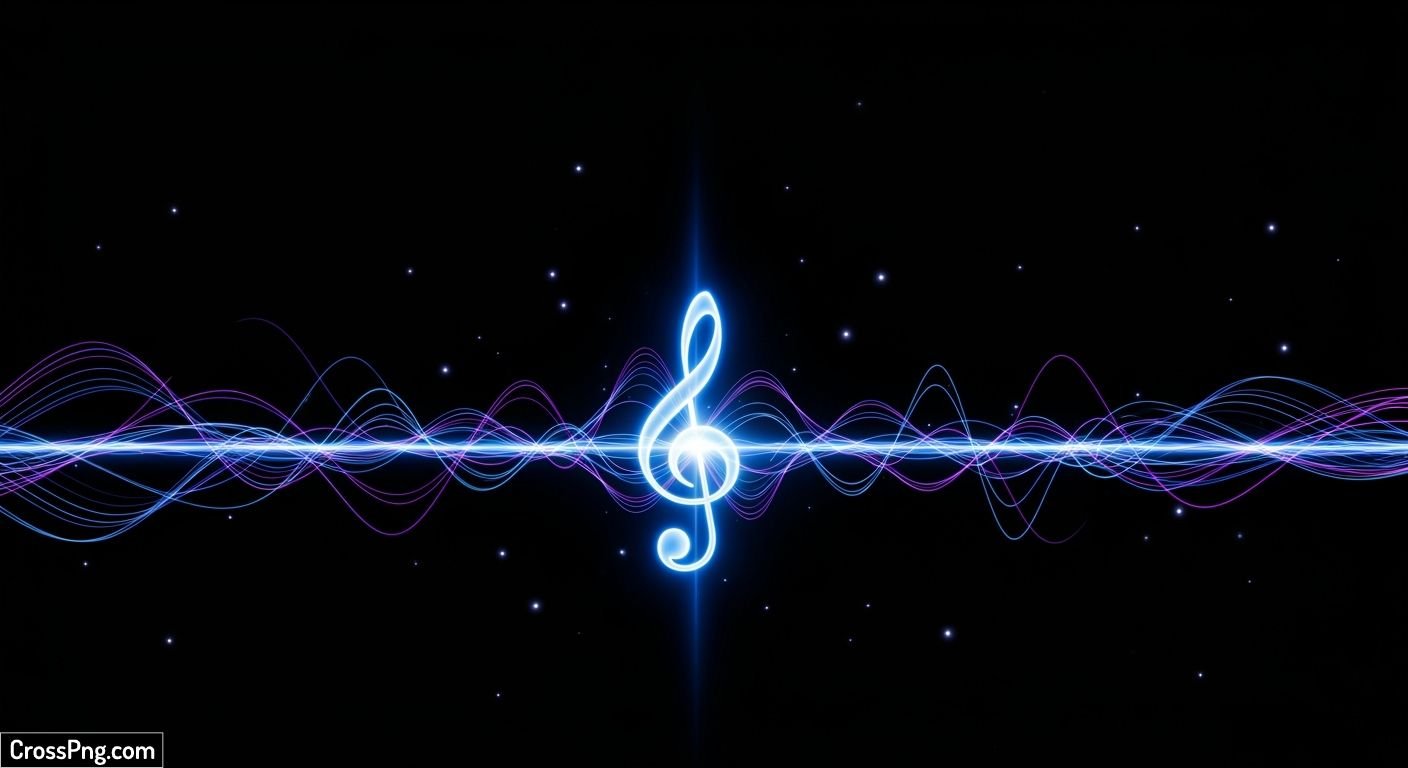 Music black background image