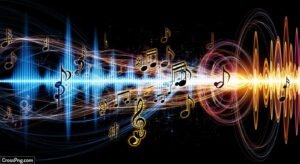 Music black background image
