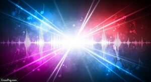Music light background image