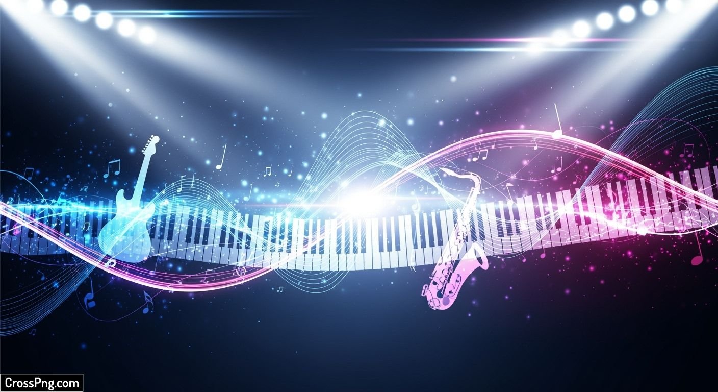 Music light background image 2