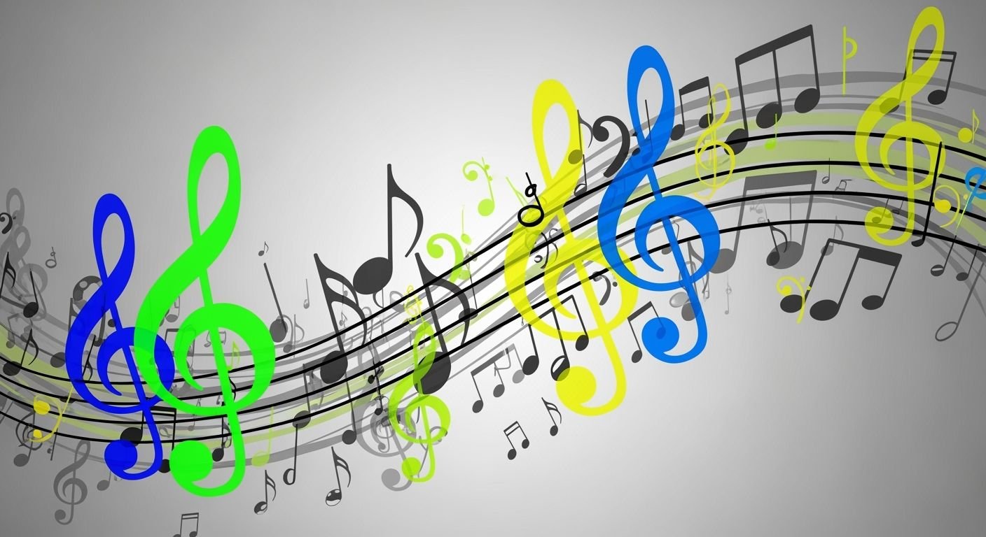 Music note background image