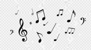 Music notes transparent background image 2