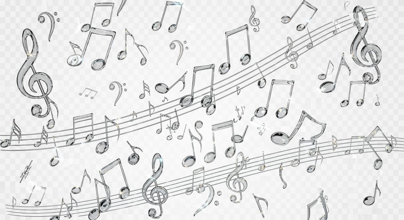 Music notes transparent background image 4
