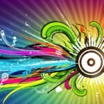 Music poster background image