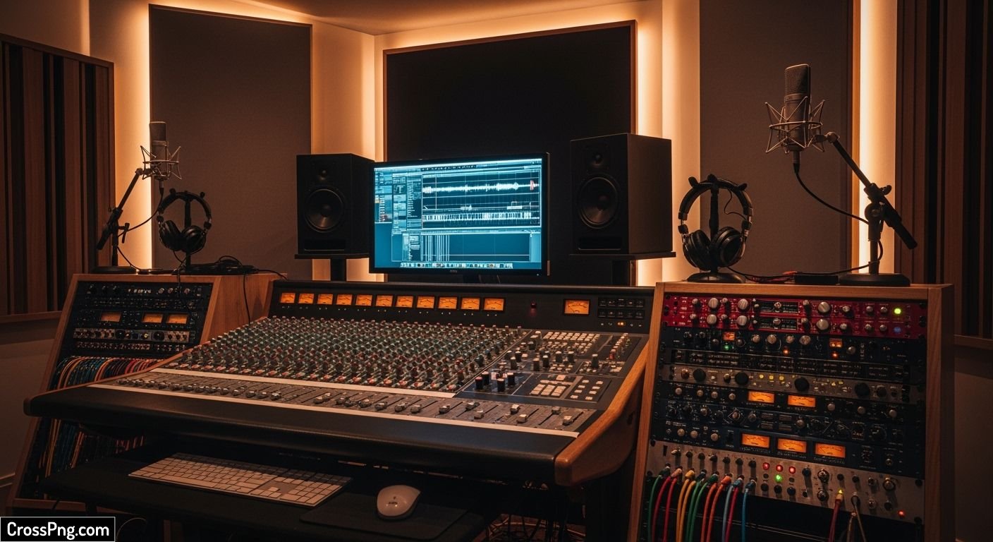 Music studio background image 3