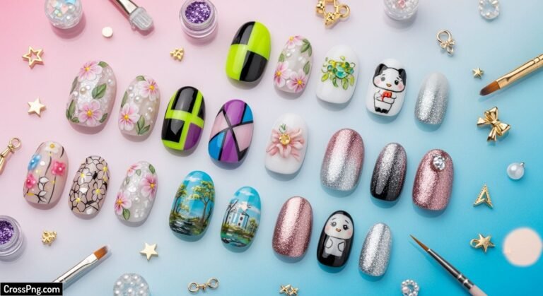Nail art background image