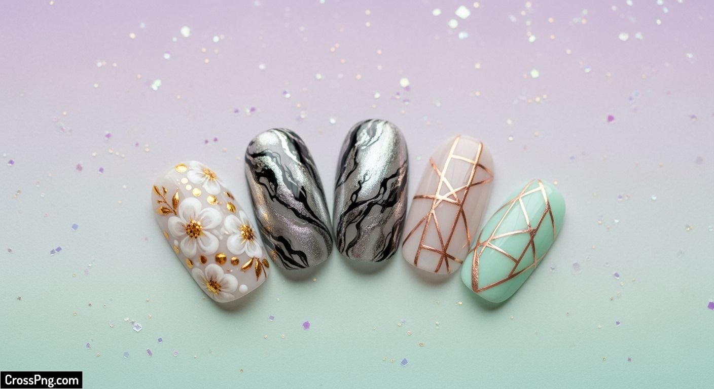 Nail art background image