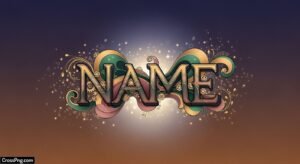 Name background design image
