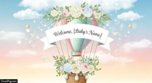 Naming ceremony background design image