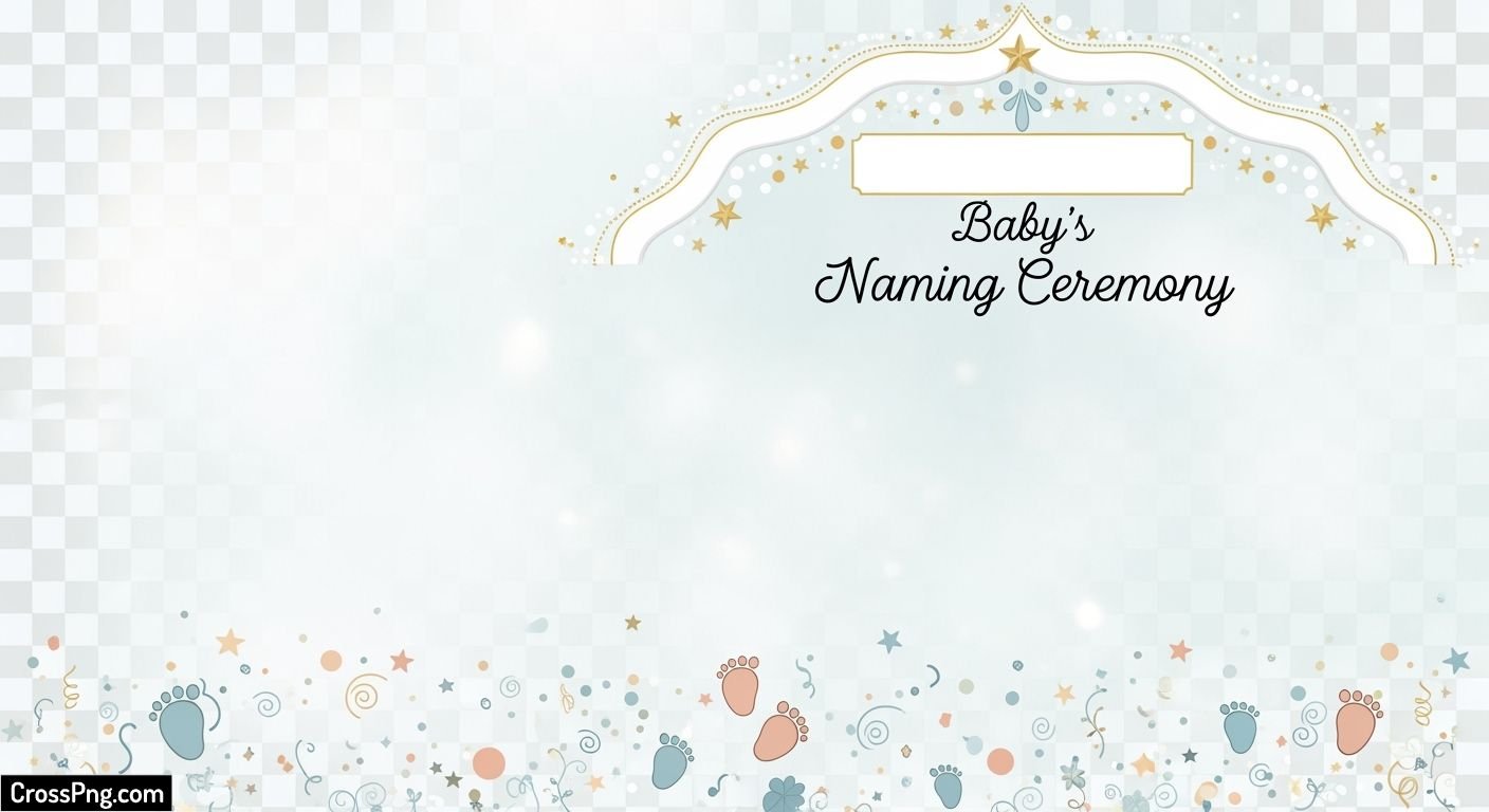 Naming ceremony background png image 2