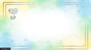 Naming ceremony invitation card background image 3