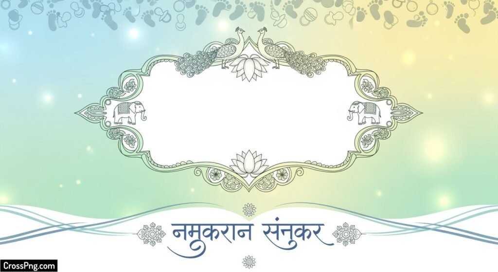 Namkaran invitation card background image