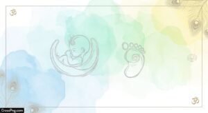 Namkaran invitation card background image 3