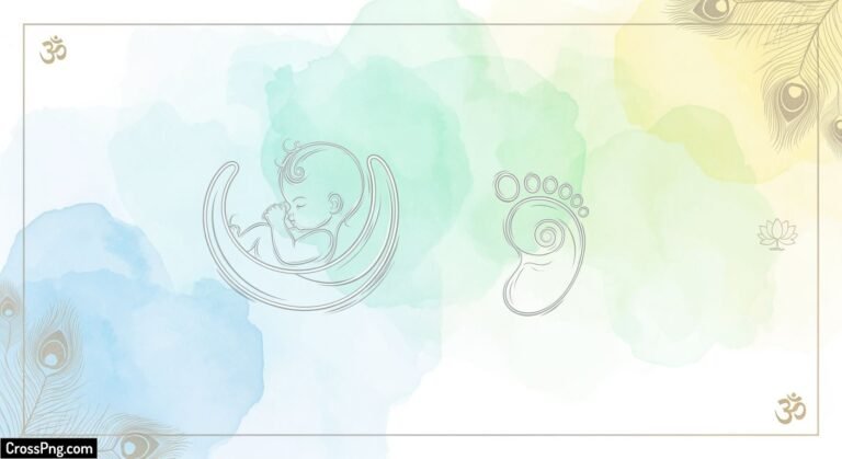 Namkaran invitation card background image 3