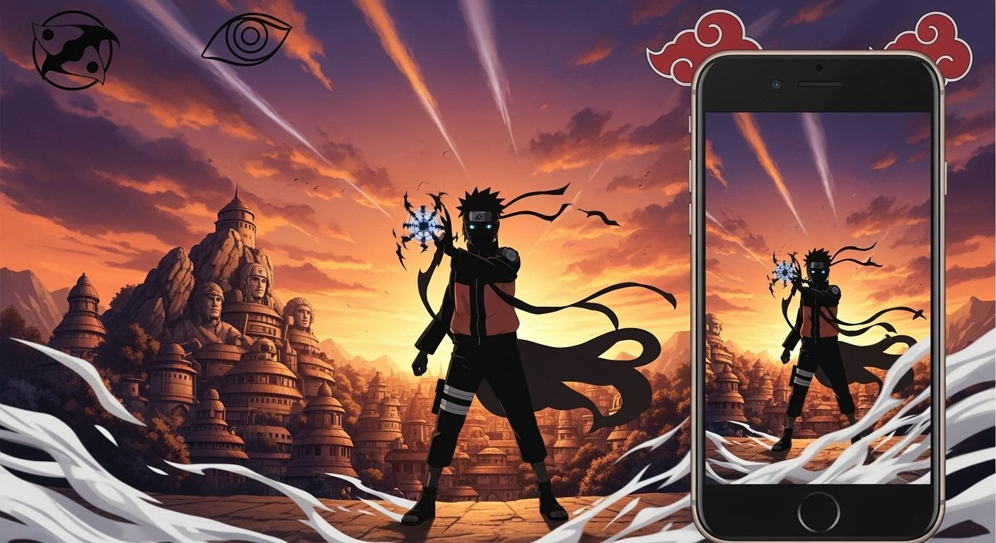 Naruto background iphone image 3
