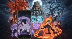 Naruto background iphone image