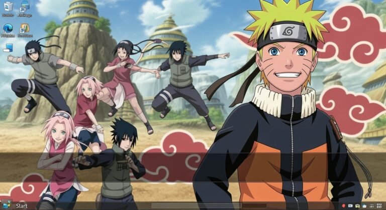Naruto old pc background image 4