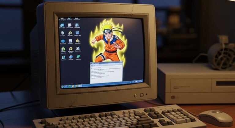 Naruto old pc background image