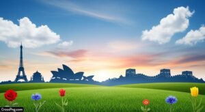 National background image