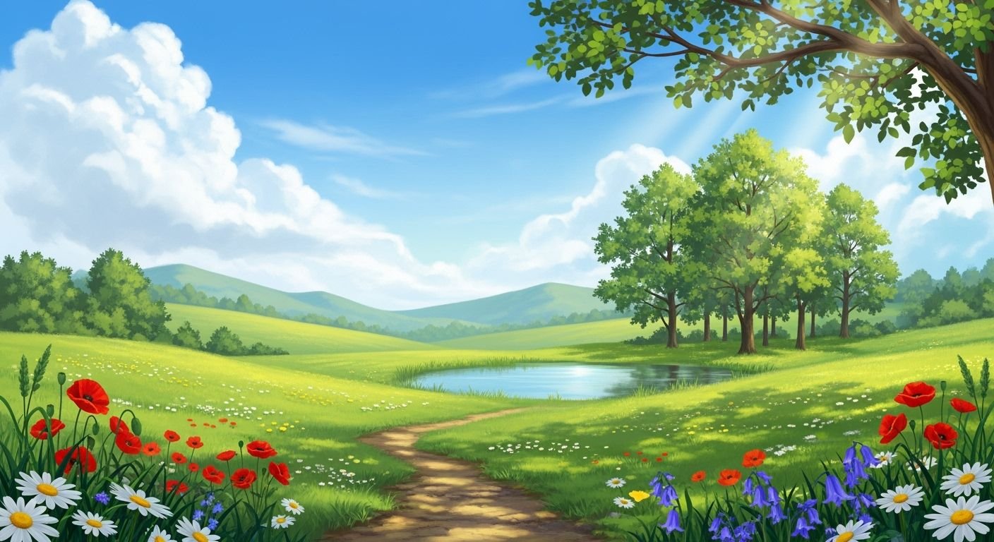 Nature background to draw image 2