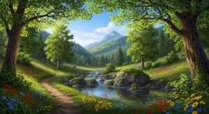 Nature background to draw image 3
