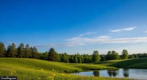 Nature blue background image