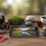 Nature photo editing background image