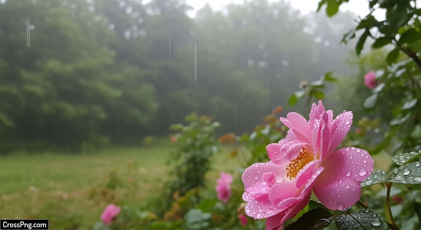 Nature rain background image