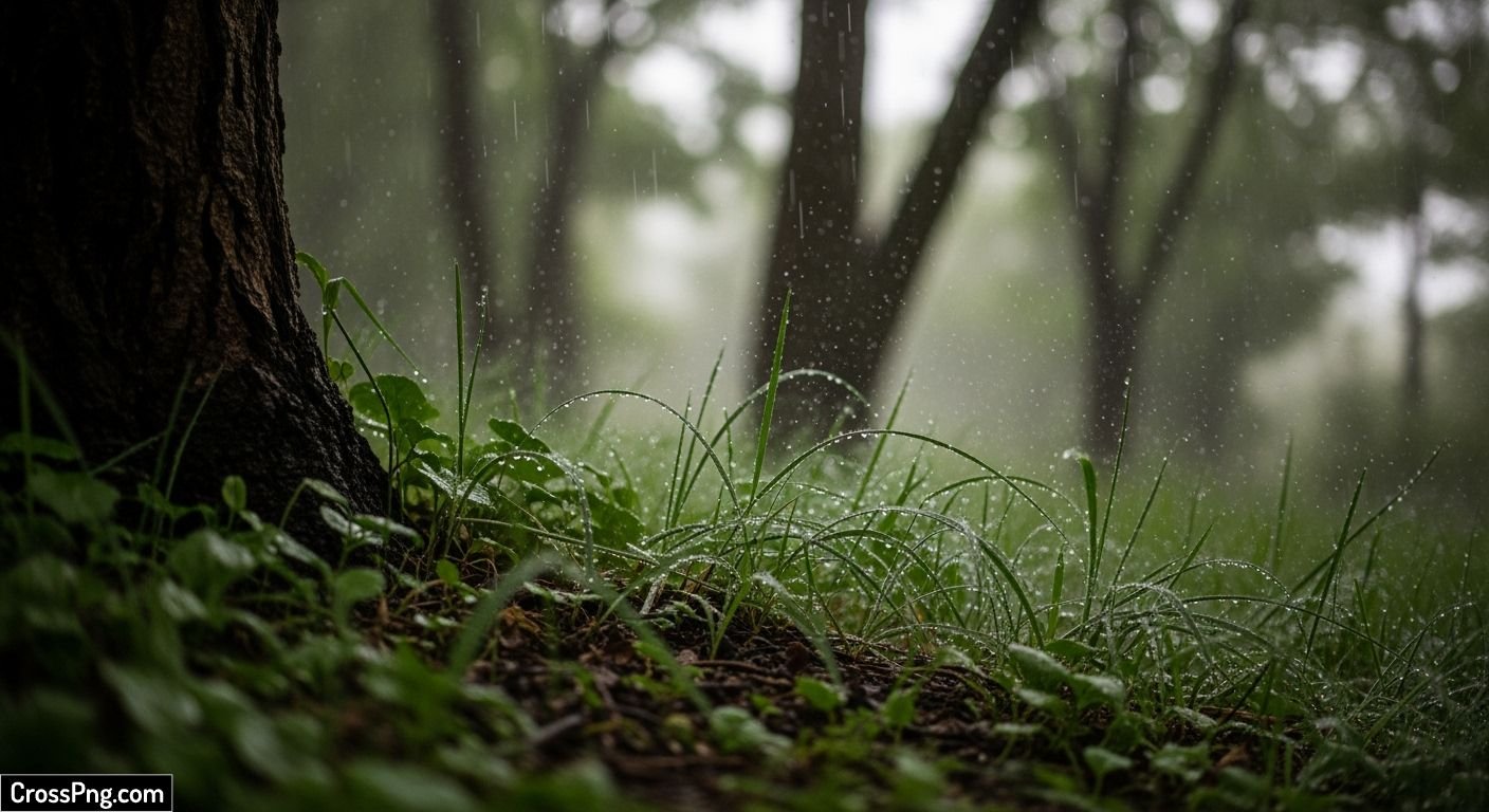 Nature rain background image 2