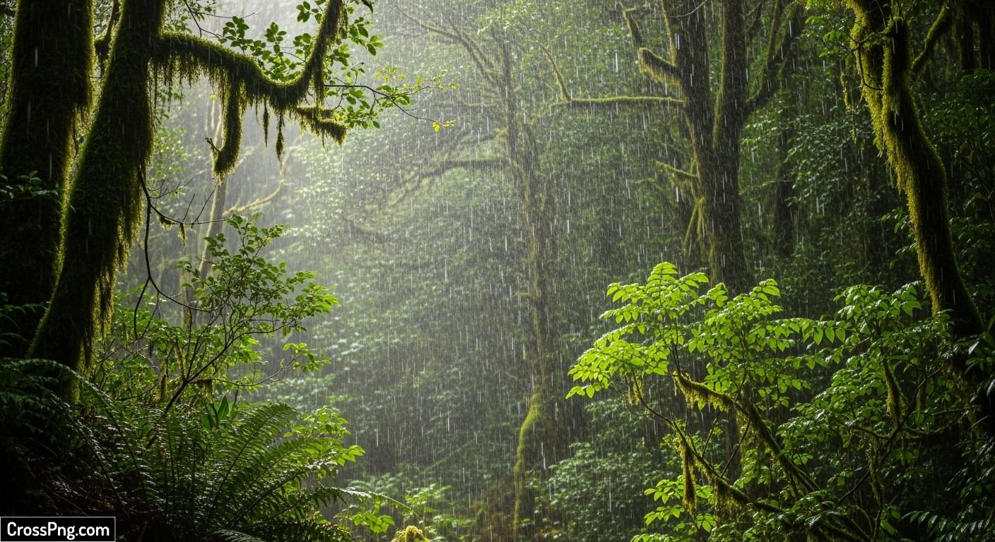 Nature rain background image 3