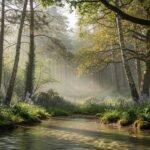 Nature studio background image