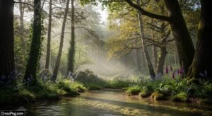 Nature studio background image