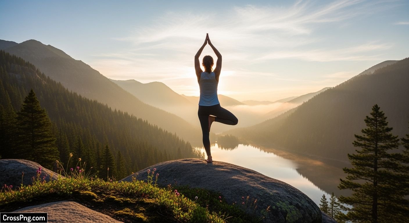 Nature yoga background image 2
