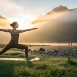 Nature yoga background image 3