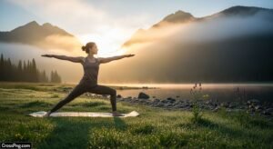 Nature yoga background image 3