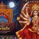 Navratri background poster image