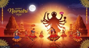 Navratri background poster image 3