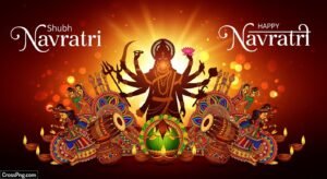 Navratri background poster image