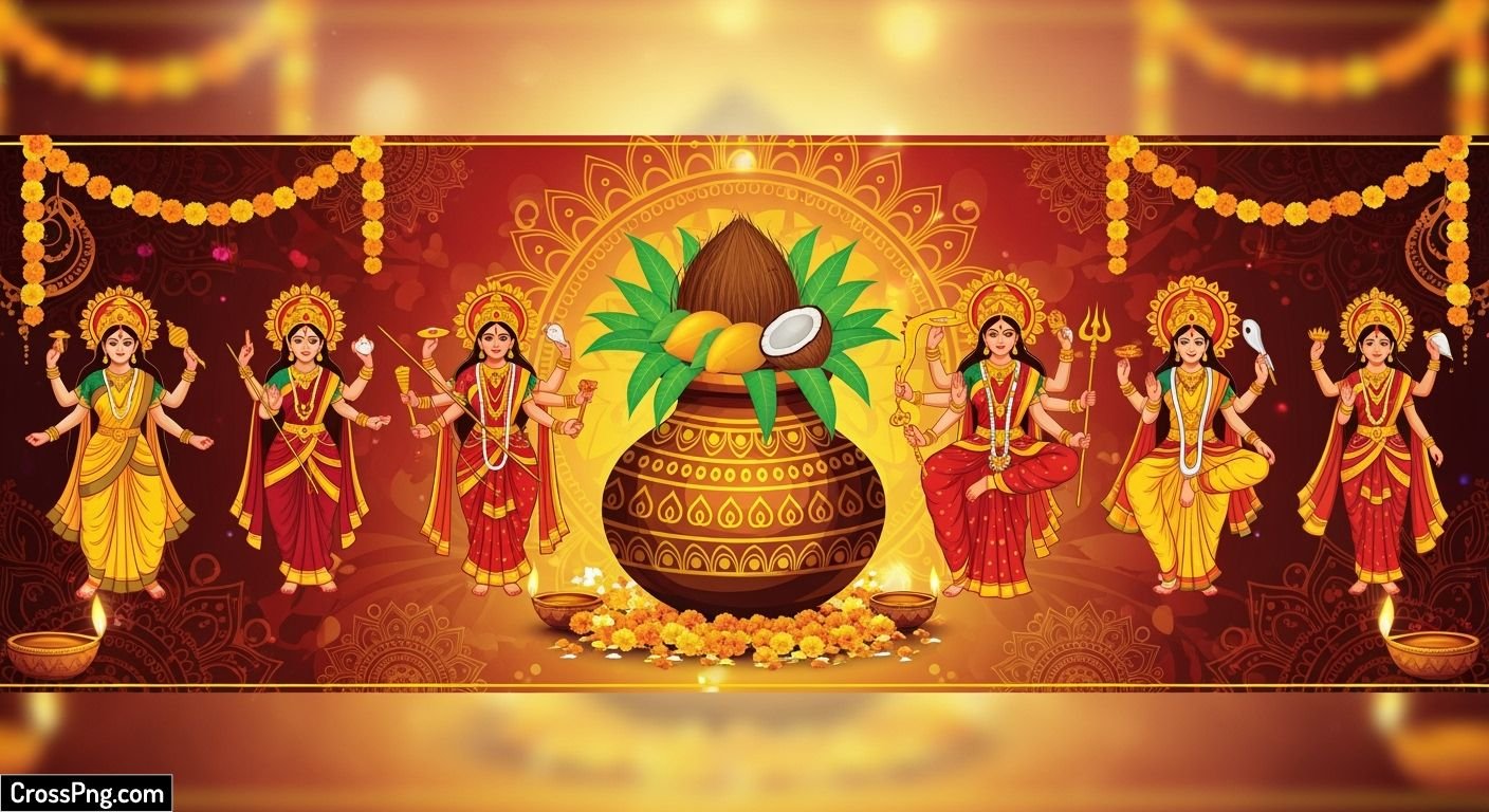 Navratri banner background hd image