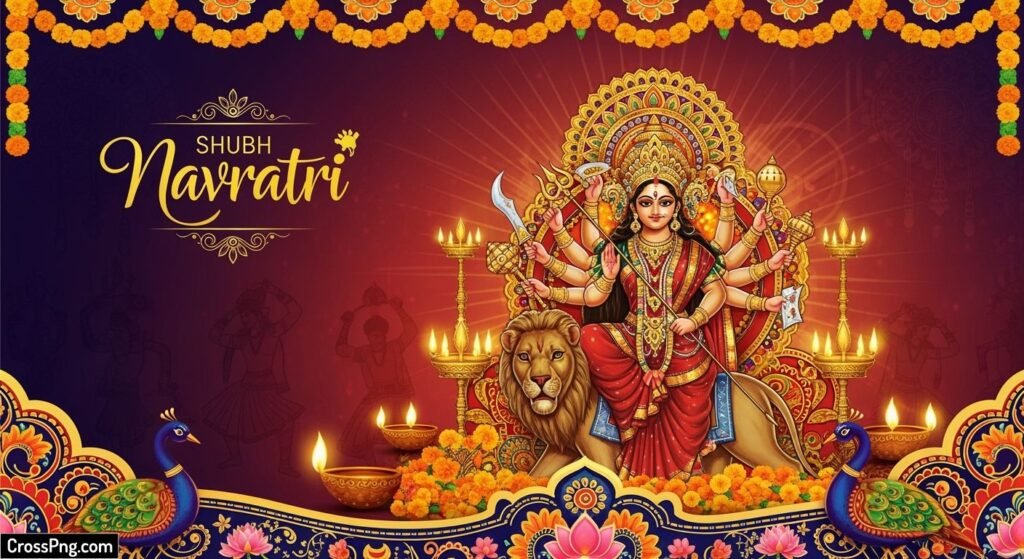 Navratri banner background hd image 2