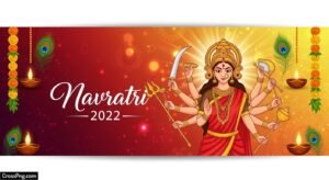Navratri banner background image