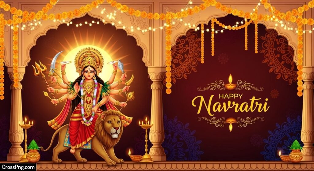 Navratri banner background image 7