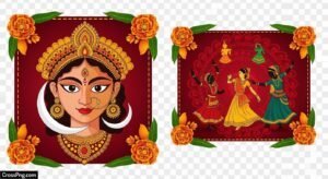 Navratri banner background png image 2