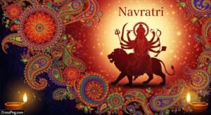 Navratri invitation background image 2